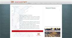 Desktop Screenshot of mastercraftfloorcovering.com